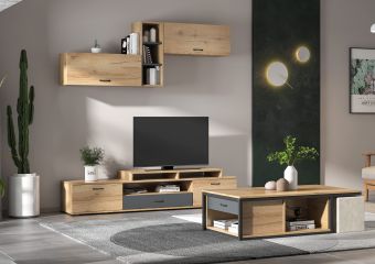 COMPOSITION N41 ONLY ASH GREY OR HONEY & ONLY SET - COFFEE TABLE N17 HONEY