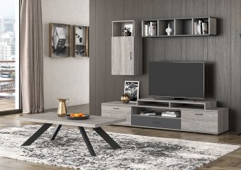 COMPOSITION N49 ONLY ASH GREY OR HONEY & ONLY SET - COFFEE TABLE N14 ASH GREY